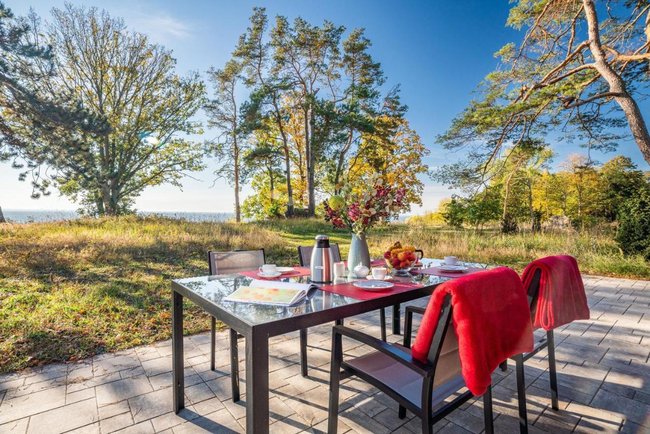 Ferienhaus "Biberburg Am Haff" Garz  Buitenkant foto