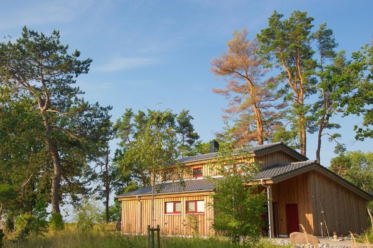 Ferienhaus "Biberburg Am Haff" Garz  Buitenkant foto
