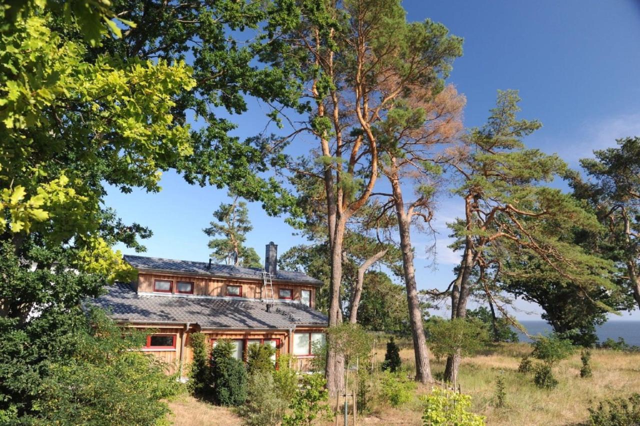 Ferienhaus "Biberburg Am Haff" Garz  Buitenkant foto