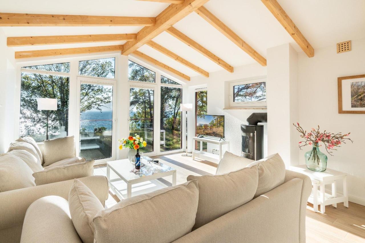 Ferienhaus "Biberburg Am Haff" Garz  Buitenkant foto