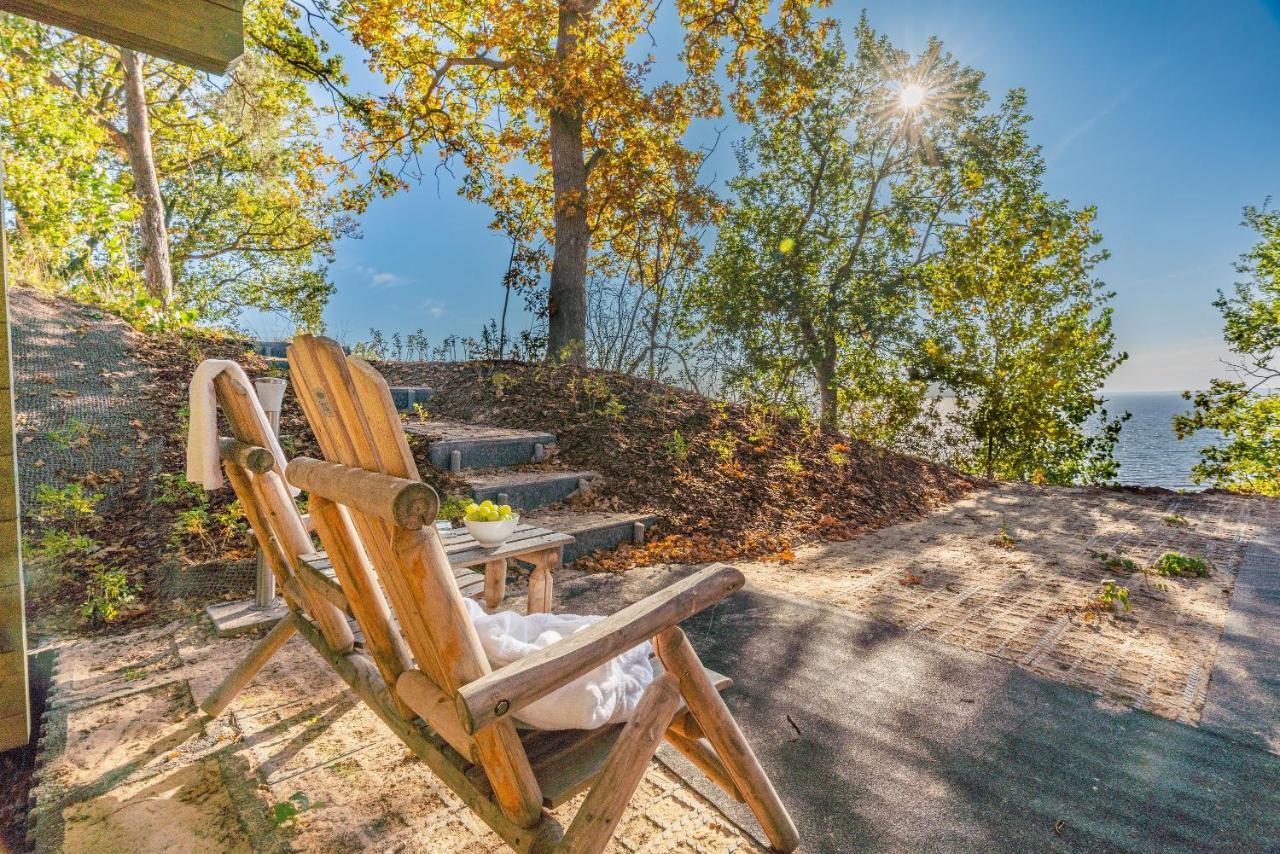 Ferienhaus "Biberburg Am Haff" Garz  Buitenkant foto